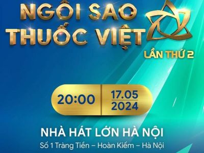 20h tối nay, truyền hình trực tiếp Lễ trao danh hiệu 'Ngôi sao thuốc Việt' lần thứ 2