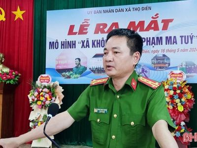 Ra mắt mô hình 'Xã không có tội phạm ma túy' ở Vũ Quang