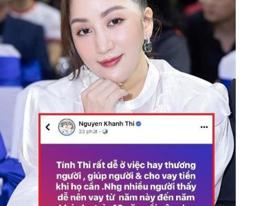 Thủy Tiên lên tiếng khi bị netizen réo tên trong vụ Khánh Thi tố ca sĩ nợ 80 triệu đồng 13 năm chưa trả