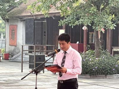 Trải nghiệm văn nghệ dân gian tại Văn Miếu tỉnh Vĩnh Phúc