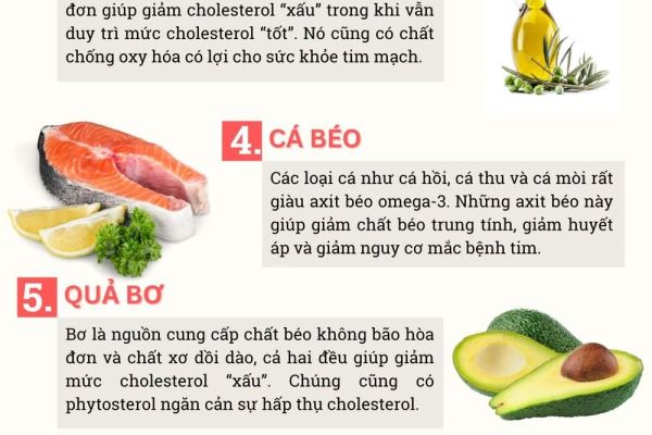 8 thực phẩm giúp giảm cholesterol 'xấu'