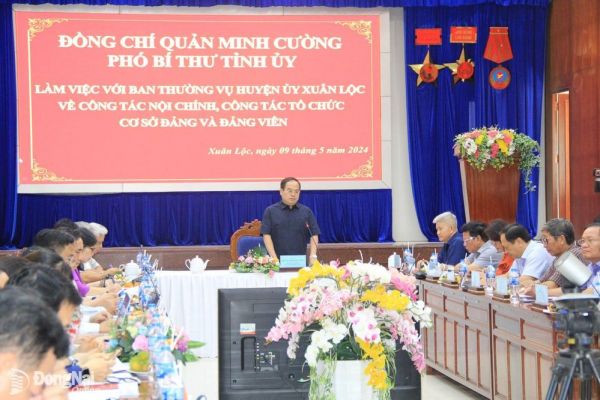 Huyện Xuân Lộc cần chuẩn bị chu đáo về nhân sự cho đại hội Đảng sắp tới