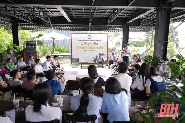 Khởi động chương trình Cà phê doanh nhân Hiệp hội Doanh nghiệp TP Thanh Hóa