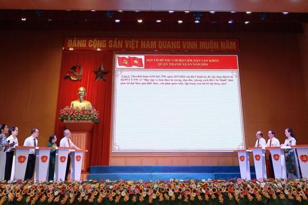 Quận Thanh Xuân: nâng cao năng lực lãnh đạo cho đội ngũ bí thư chi bộ