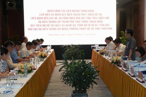 Thừa Thiên Huế đảm bảo các tiêu chuẩn của đô thị loại I trực thuộc Trung ương