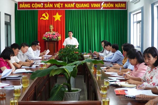 Tổ Văn hóa - Xã hội triển khai nhiệm vụ Đại hội Đại biểu Đảng bộ tỉnh Đắk Nông lần thứ XIII