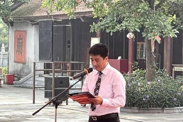 Trải nghiệm văn nghệ dân gian tại Văn Miếu tỉnh Vĩnh Phúc