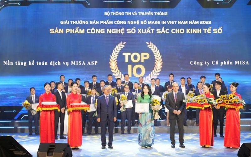 MISA ASP là nền tảng Make in Viet Nam xuất sắc hạng mục Kinh tế số