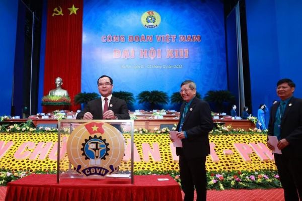 168 đại biểu trúng cử Ủy viên Ban Chấp hành Tổng Liên đoàn Lao động Việt Nam khóa XIII