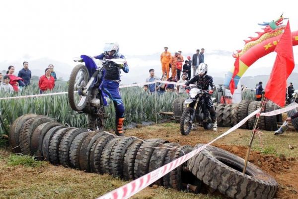 Ấn tượng giải đua mô tô địa hình ở Lai Châu