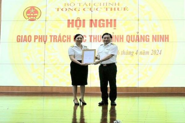 Bà Nguyễn Thị Minh phụ trách Cục Thuế Quảng Ninh