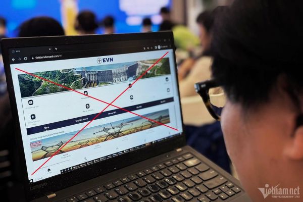 Cảnh giác với website giả mạo Điện lực Việt Nam EVN