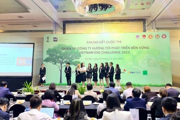 Chung kết cuộc thi 'Quản trị công ty hướng tới phát triển bền vững - ESG Challenge 2023'