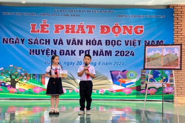 Đak Pơ phát động Ngày Sách và Văn hóa đọc Việt Nam năm 2024