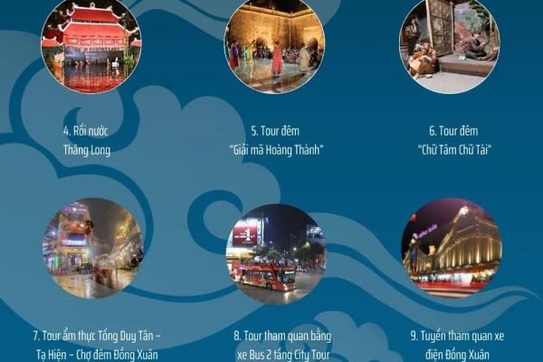 Điểm mặt 15 sản phẩm du lịch đêm thú vị của thành phố Hà Nội