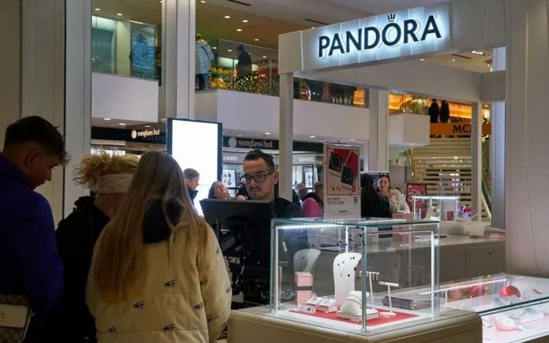 Doanh thu của hãng trang sức Pandora tăng vọt nhờ thị trường Mỹ