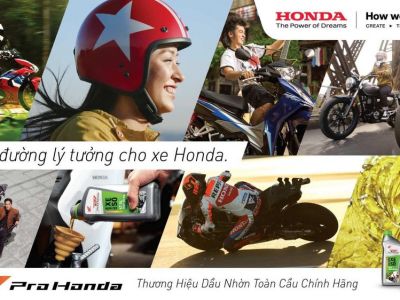 Honda Việt Nam 'tung ra' loại dầu nhờn riêng dành cho xe máy