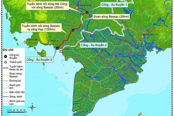 Kênh đào Funan Techo Campuchia và bài học hợp tác khai thác sông Mê Kông