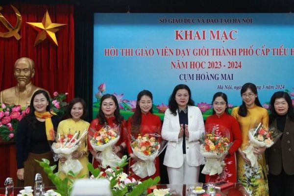 Nhiều tiết dạy sáng tạo trong Hội thi giáo viên dạy giỏi thành phố Hà Nội