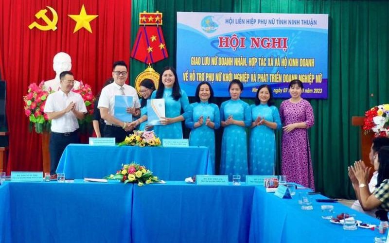 Ninh Thuận: Giao lưu nữ doanh nhân, hợp tác xã và hộ kinh doanh về hỗ trợ phụ nữ khởi nghiệp